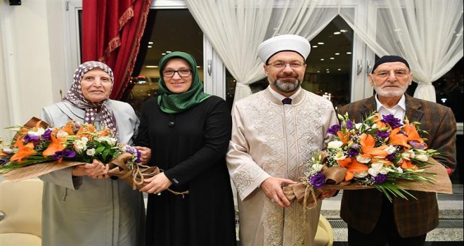 Erbaş, yaşlı ve çocuklarla iftarda bir araya geldi