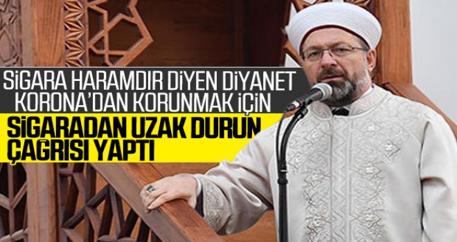 Erbaş'ın Hutbe Konusu koronavirüs ve temizlik oldu